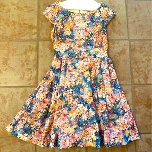 Betsey Johnson Neoprene Floral Dress